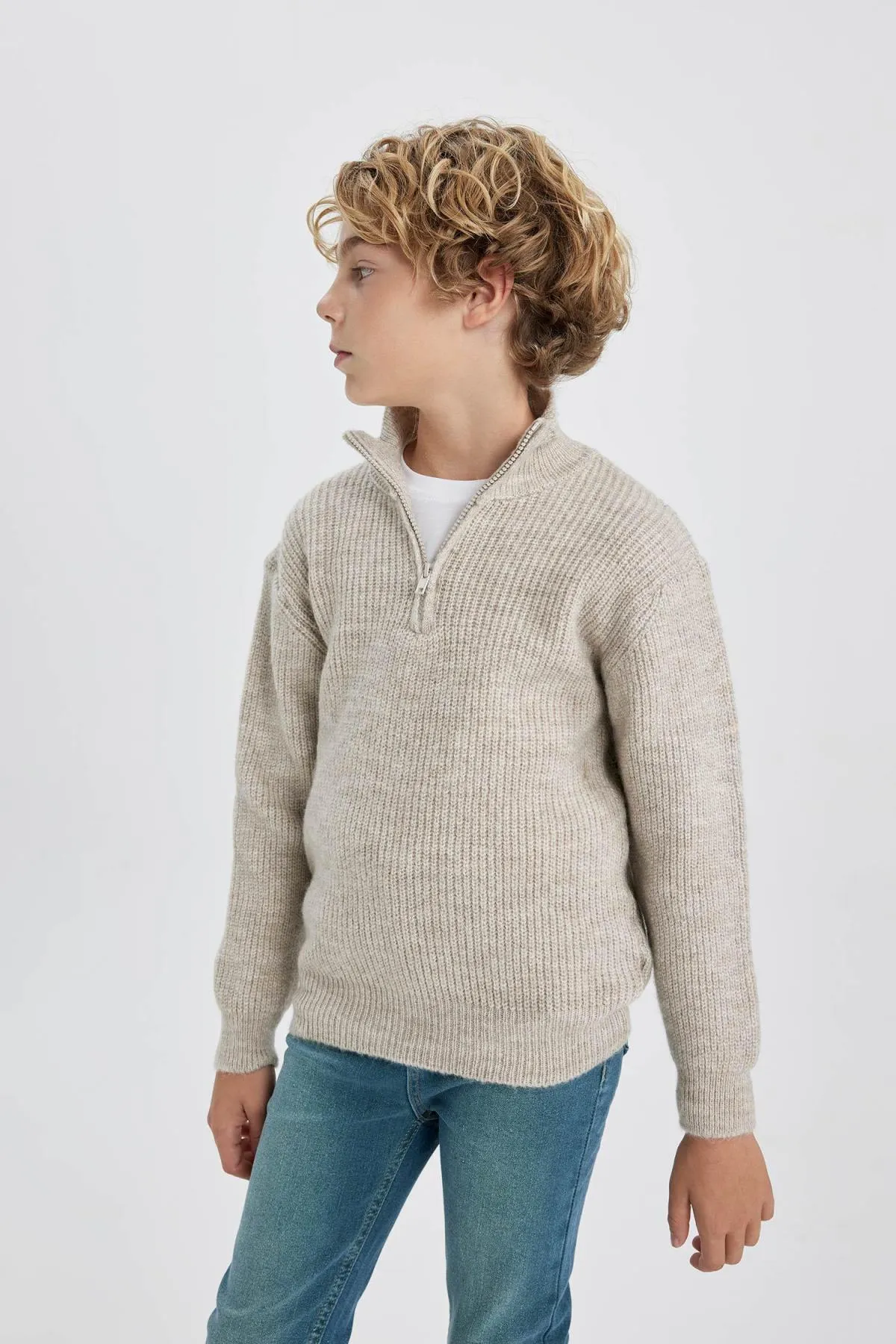 DeFacto  Strickpullover mit halbem Reißverschluss für Jungen A5613a823wn