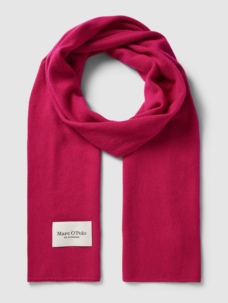 Schal mit Label-Detail in pink
