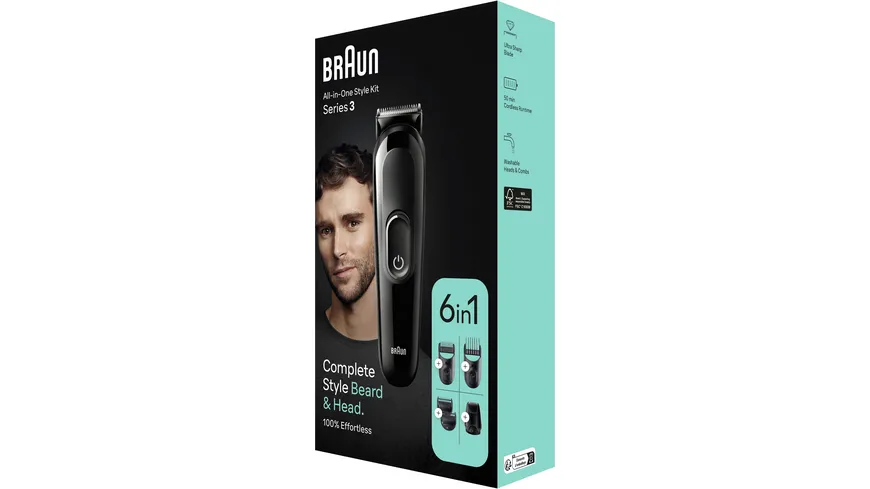 BRAUN Multi-Grooming-Kit 6-in-1 Series 3 MGK3410