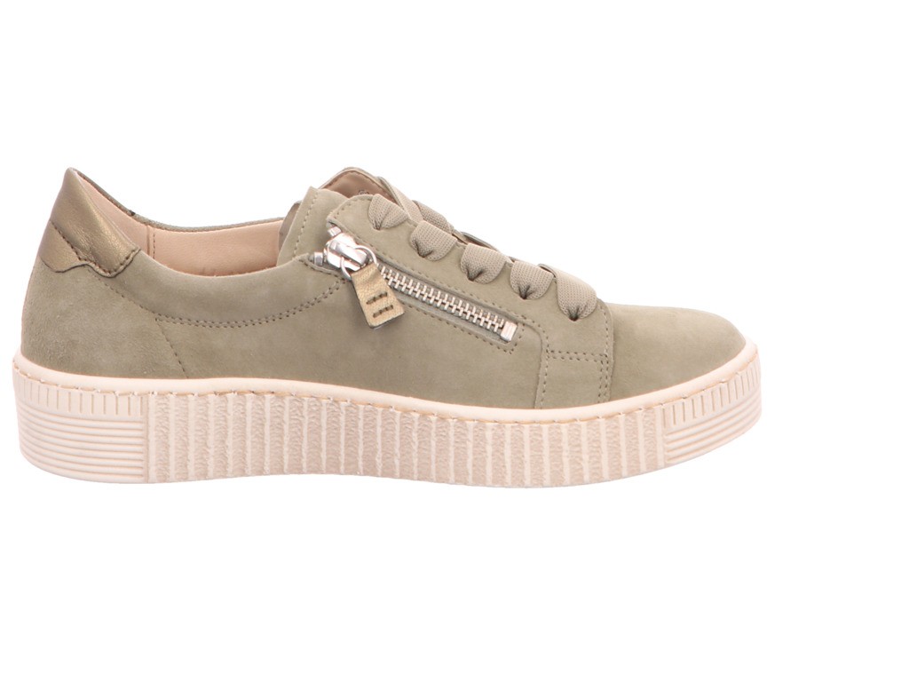 GABOR Freizeit Schnürer grün Gabor Fashion Sneaker low 43.334.11 grün