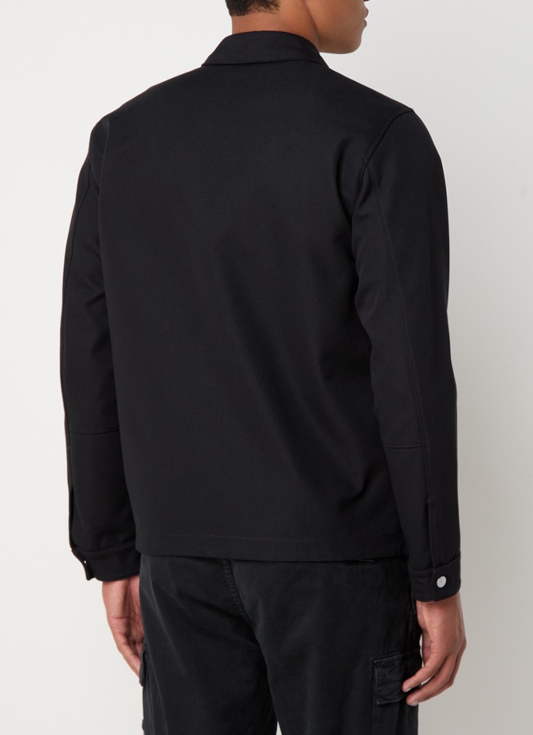 Jachetă-cămașă clasică Stone Island 11103 cu buzunar cu fermoar