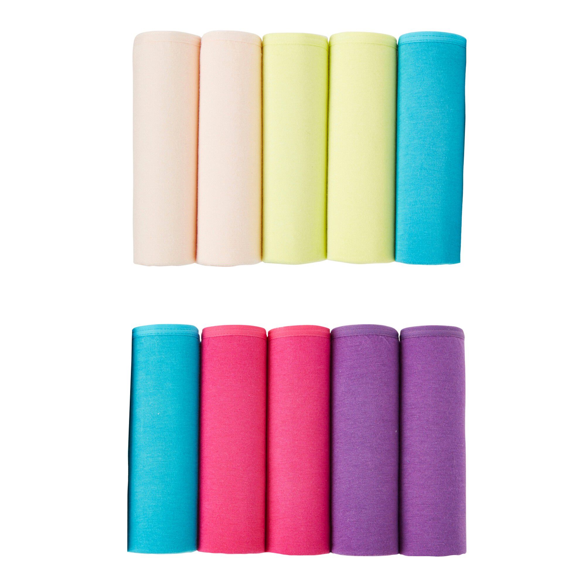 Boxer en coton extensible uni – Lot de 10
