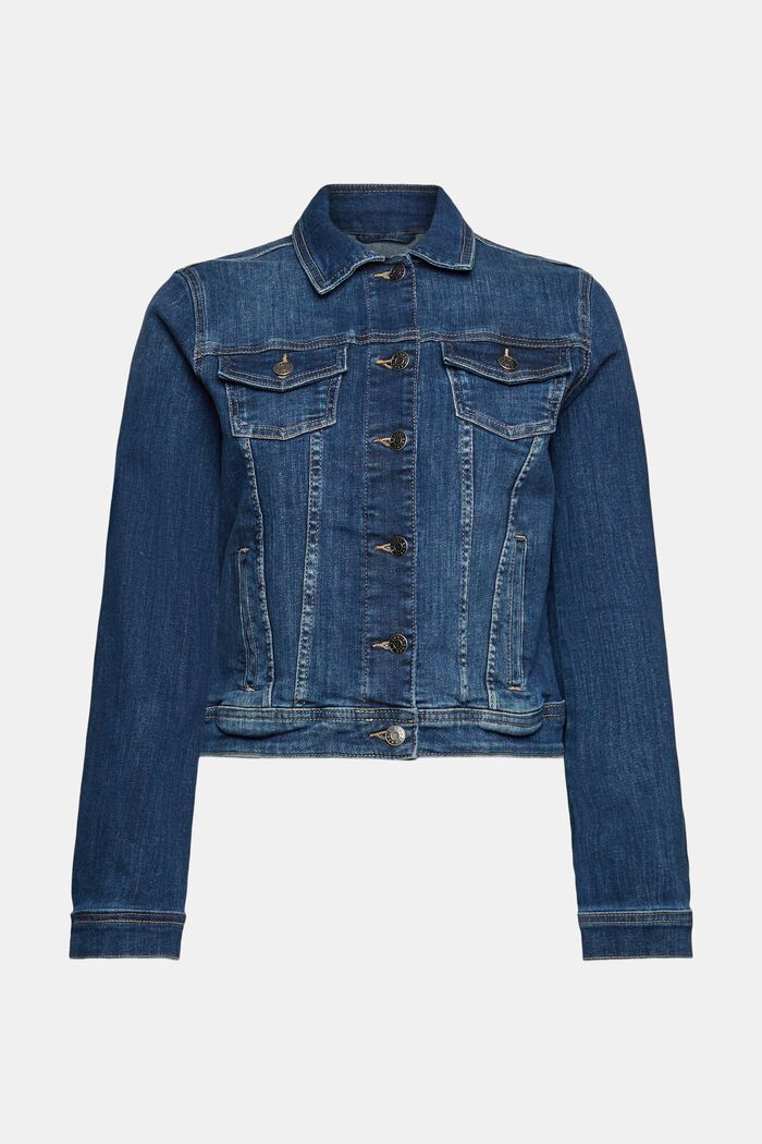 Jeansjacke in schmaler Passform