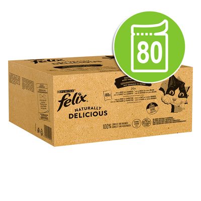 Megapack Felix Naturally Delicious 80 x 80 g