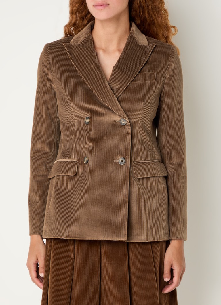 Dvouřadé sako MaxMara z coduroy