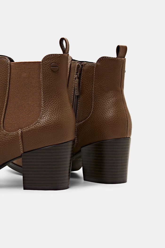 Boots aus veganem Leder