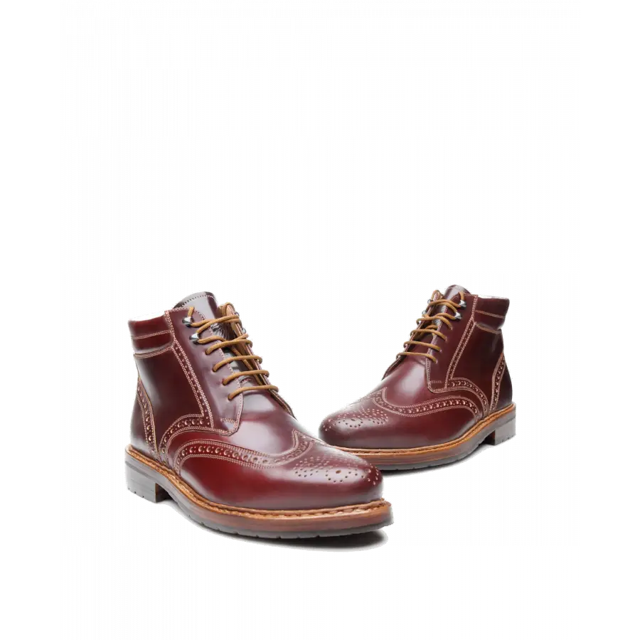 Heinrich Dinkelacker - Stiefeletten BUDA FULL-BROGUE C Cordovan - rot