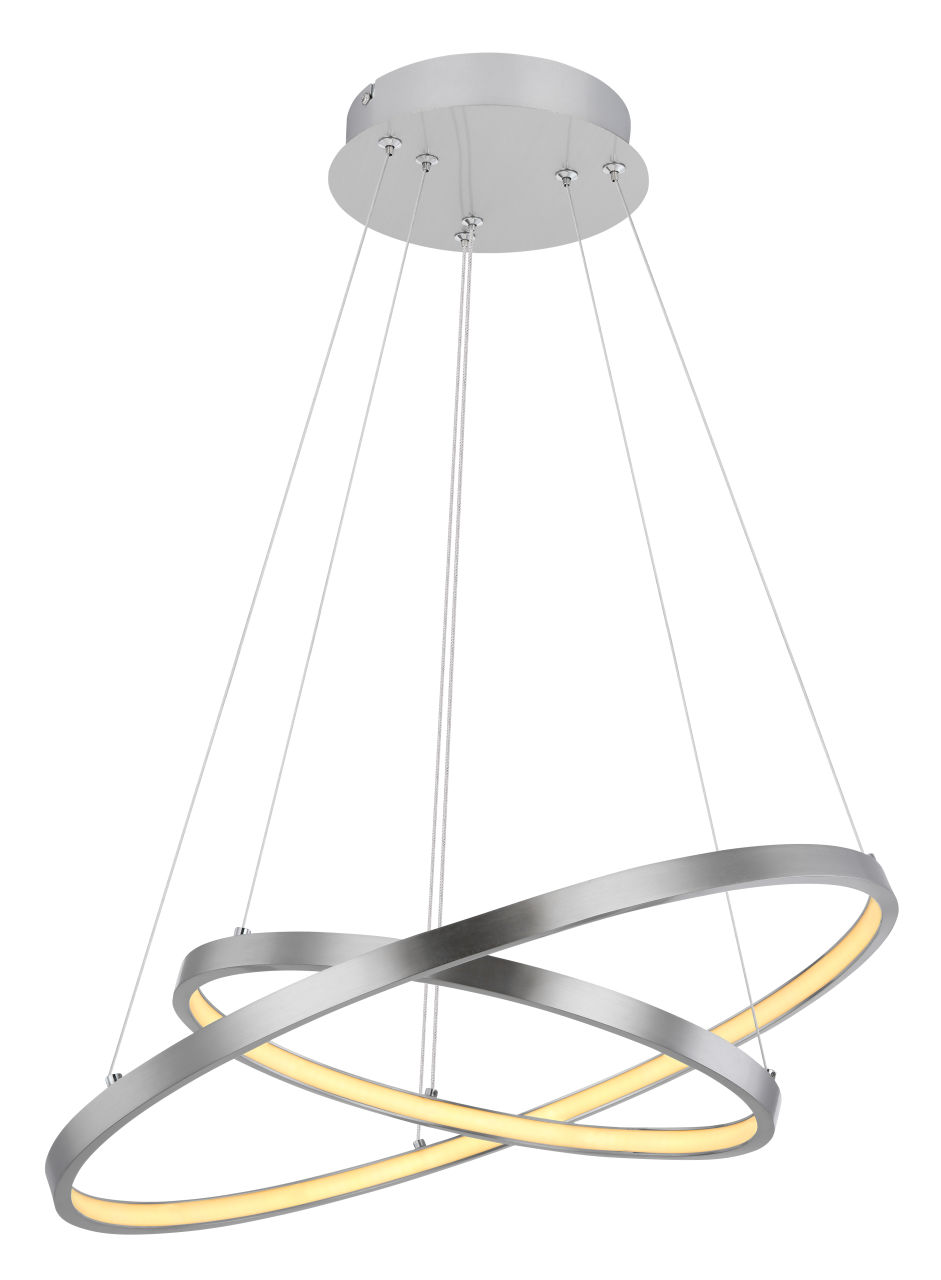 Globo Lighting - RALPH - Hängeleuchte Metall Nickel matt, LED