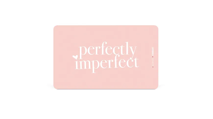 Design@Home Frühstücksbrettchen Perfectly imperfect rosa/ weiß