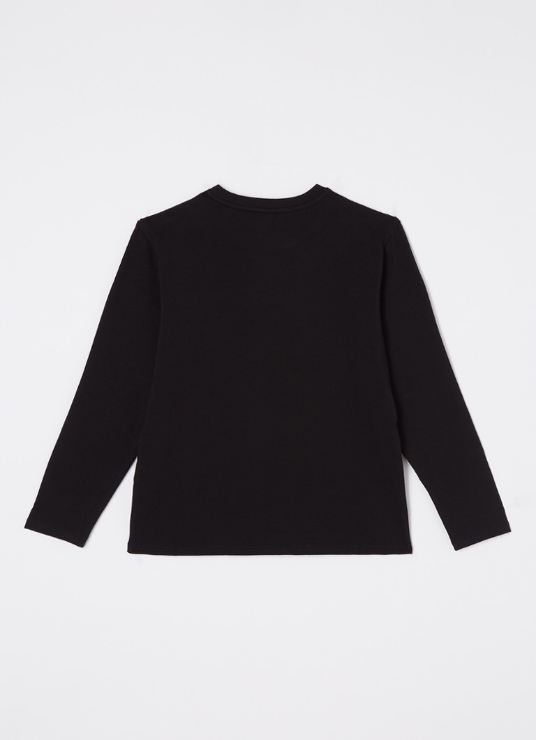 Givenchy long-sleeved shirt with sequin logo print