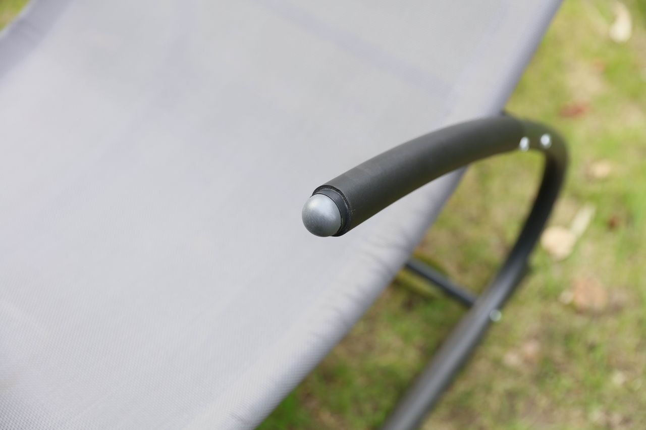 CHILLROI Schaukelgartenstuhl grau