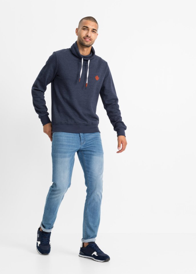 Sweatshirt mit Schlauchkragen