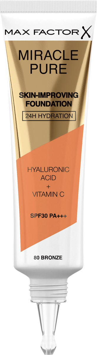 Foundation Miracle Pure 80 Bronze, LSF 30, 30 ml
