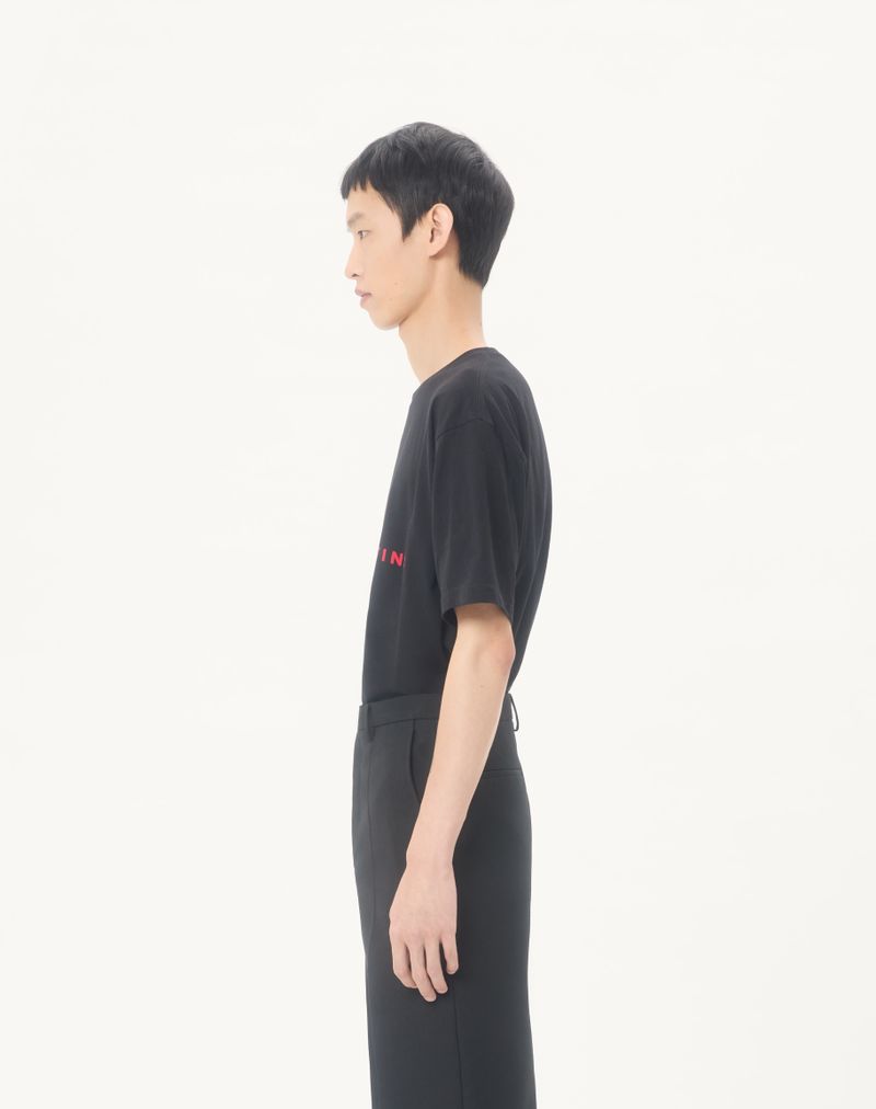 T-shirt en coton Valentino avec imprimé Made In Valentino