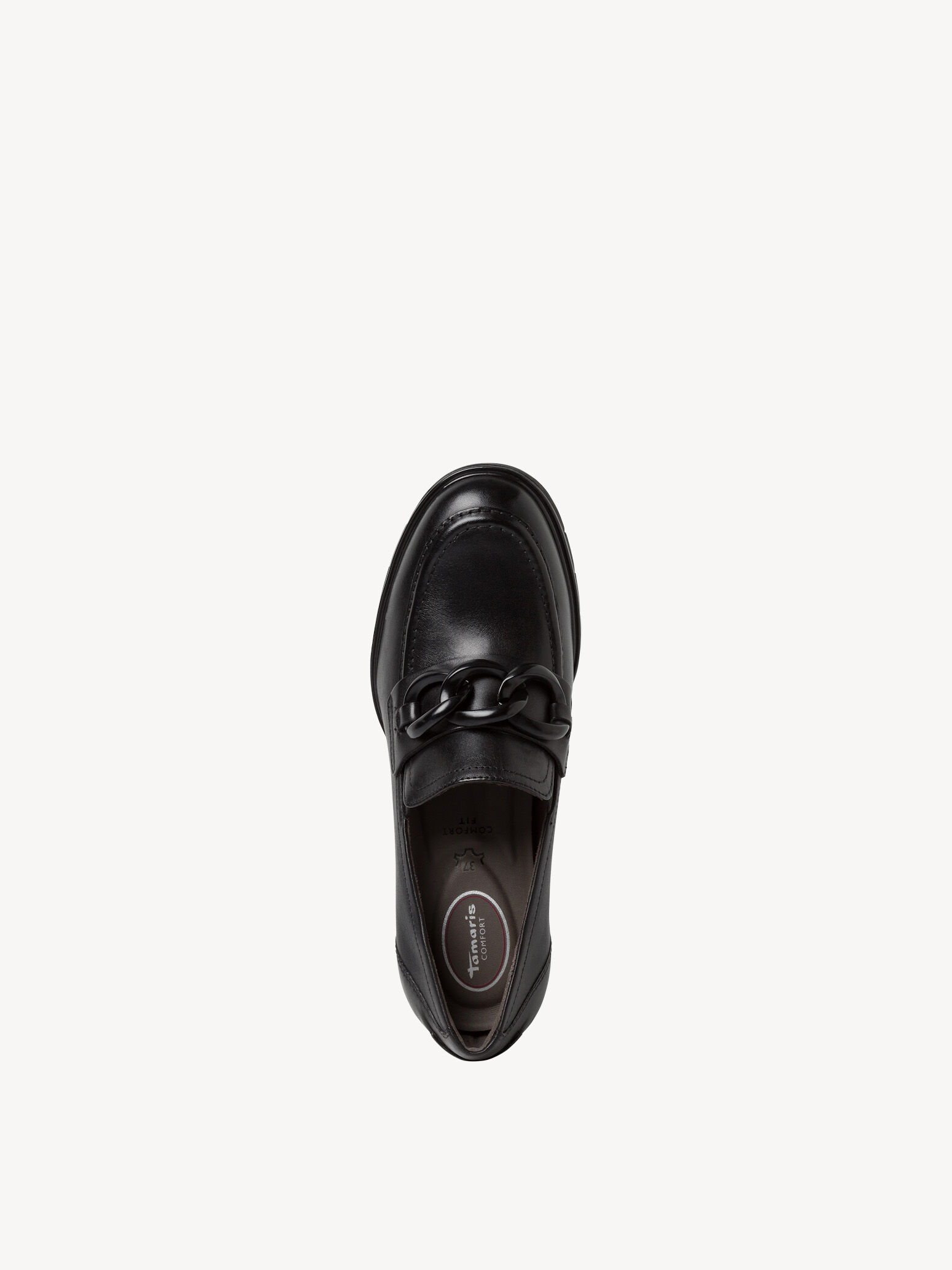Trotteur en cuir - noir