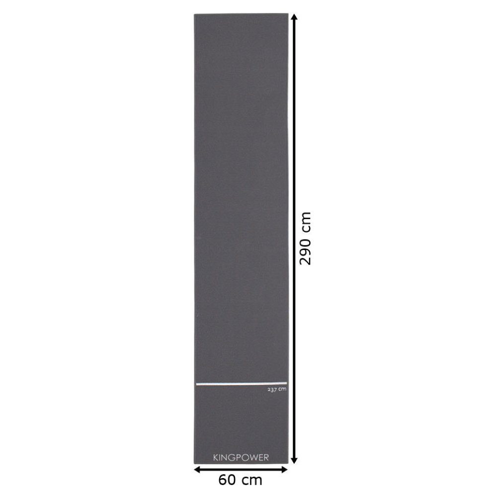 Kingpower Dartmatte Kingpower Turnier Matte Dartteppich Dart Matte Dartmatte Darts 290 x 60 cm (1-St)