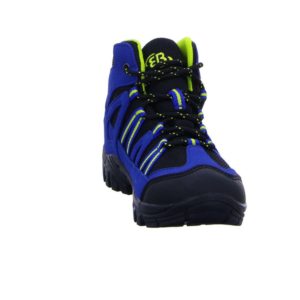BRÜTTING Stiefel Jungen blau blau/schwarz/Lemon