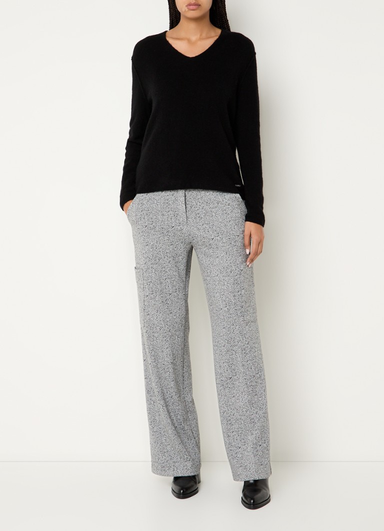 Sweter BRAX z wełny z domieszką wełny alpaki.
