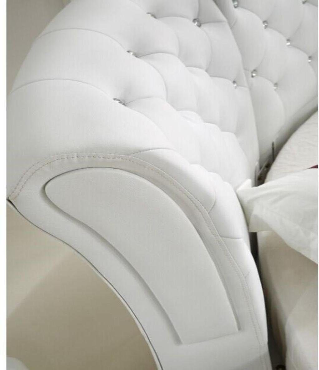 JVmoebel Rundbett Rundes Bett Rund Design Betten Leder Doppel Gestell Schlaf Zimmer (1-tlg., 1x nur Bett ohne Couchtische), Made in Europa