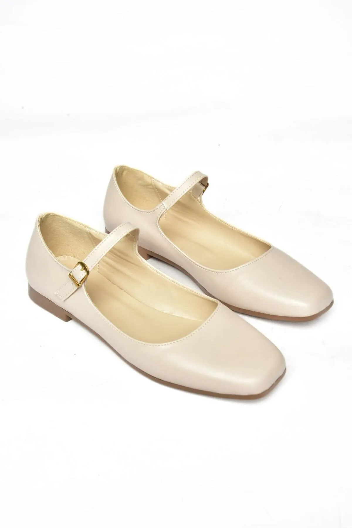 Fox Shoes  S726252509 Beige Ballerinas für Damen