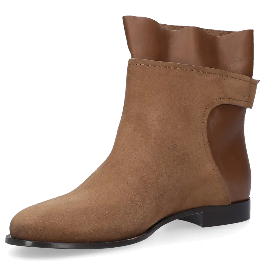 Jimmy Choo - Stiefeletten Beige MAJOR FLAT - braun