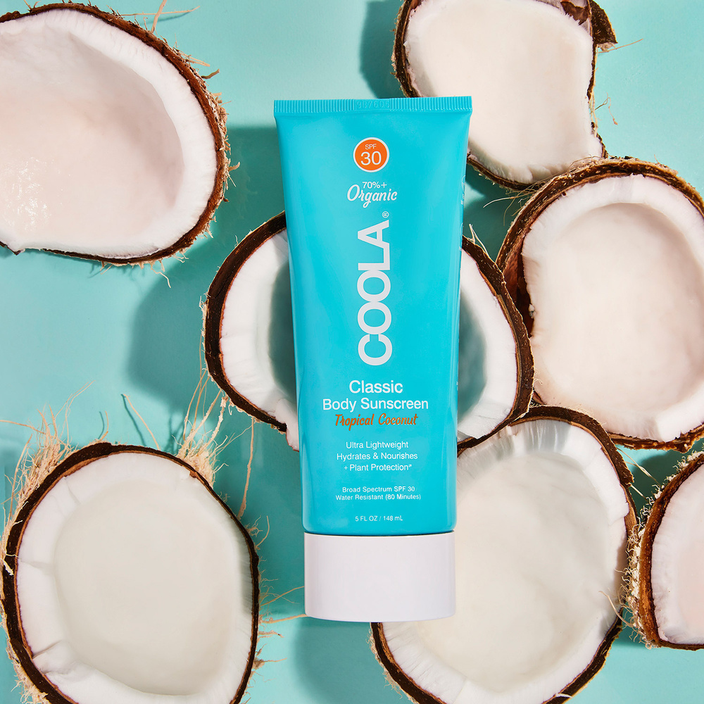 Coola Lotion Solaire Corps SPF30 Tropical Coconut Riche en ingrédients naturels hydratants