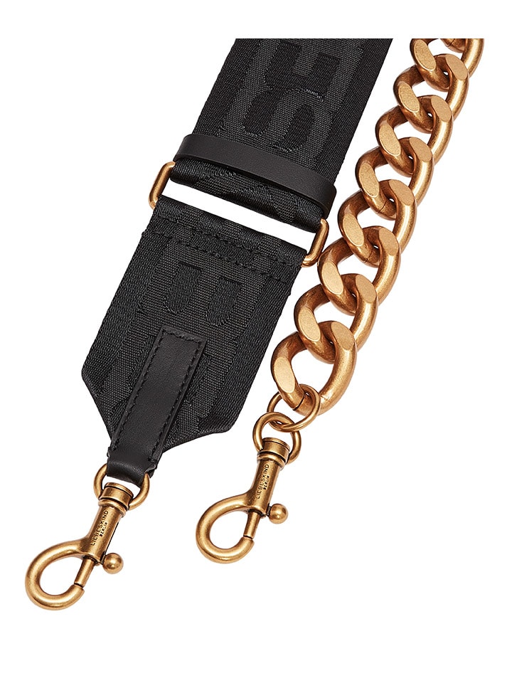 LIEBESKIND BERLIN Umhängeriemen in Schwarz/ Gold - (L)140 cm günstig kaufen onesize