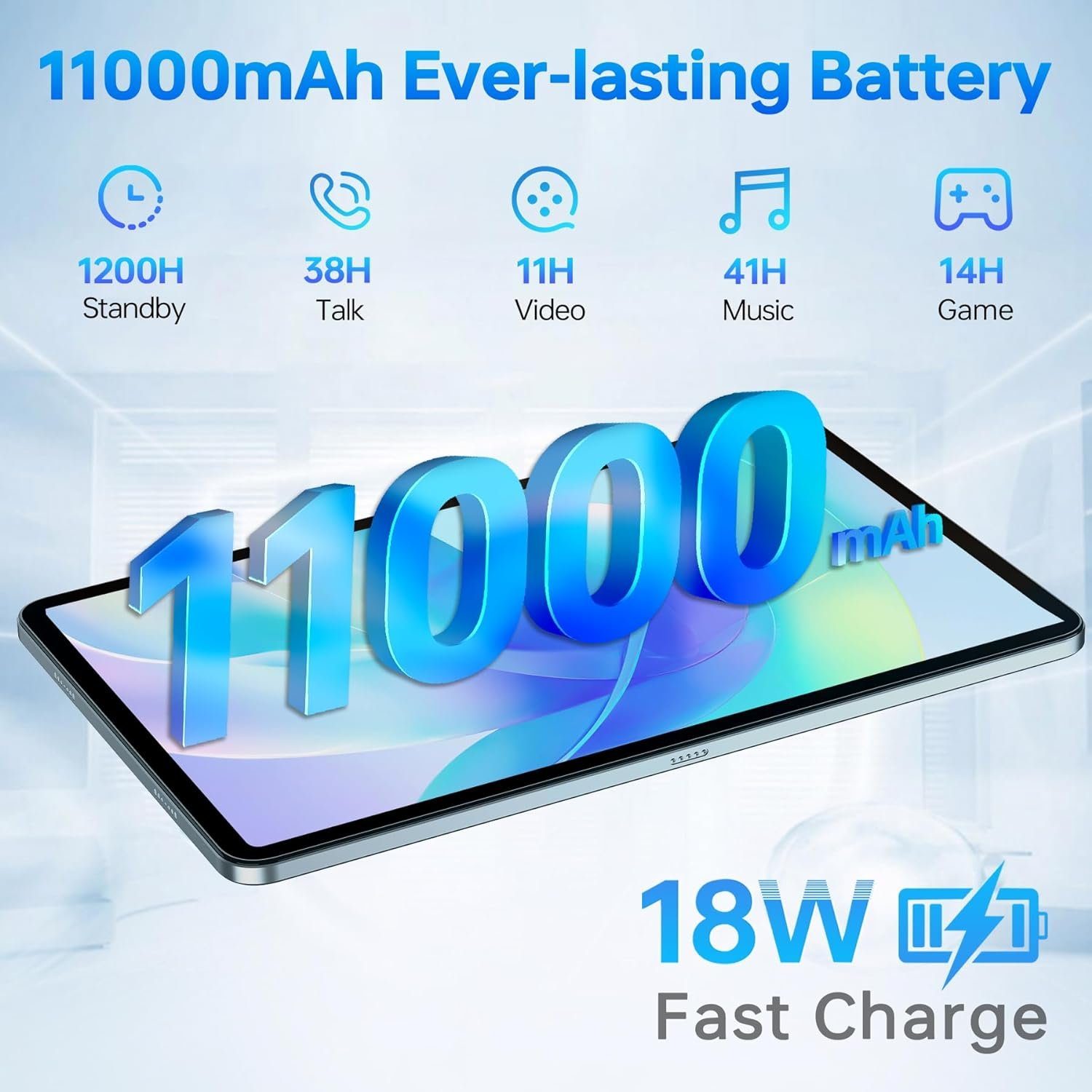 OUKITEL 32(12+20)GB RAM (2TB TF) MTK G99 Octa-Core Tablet (12