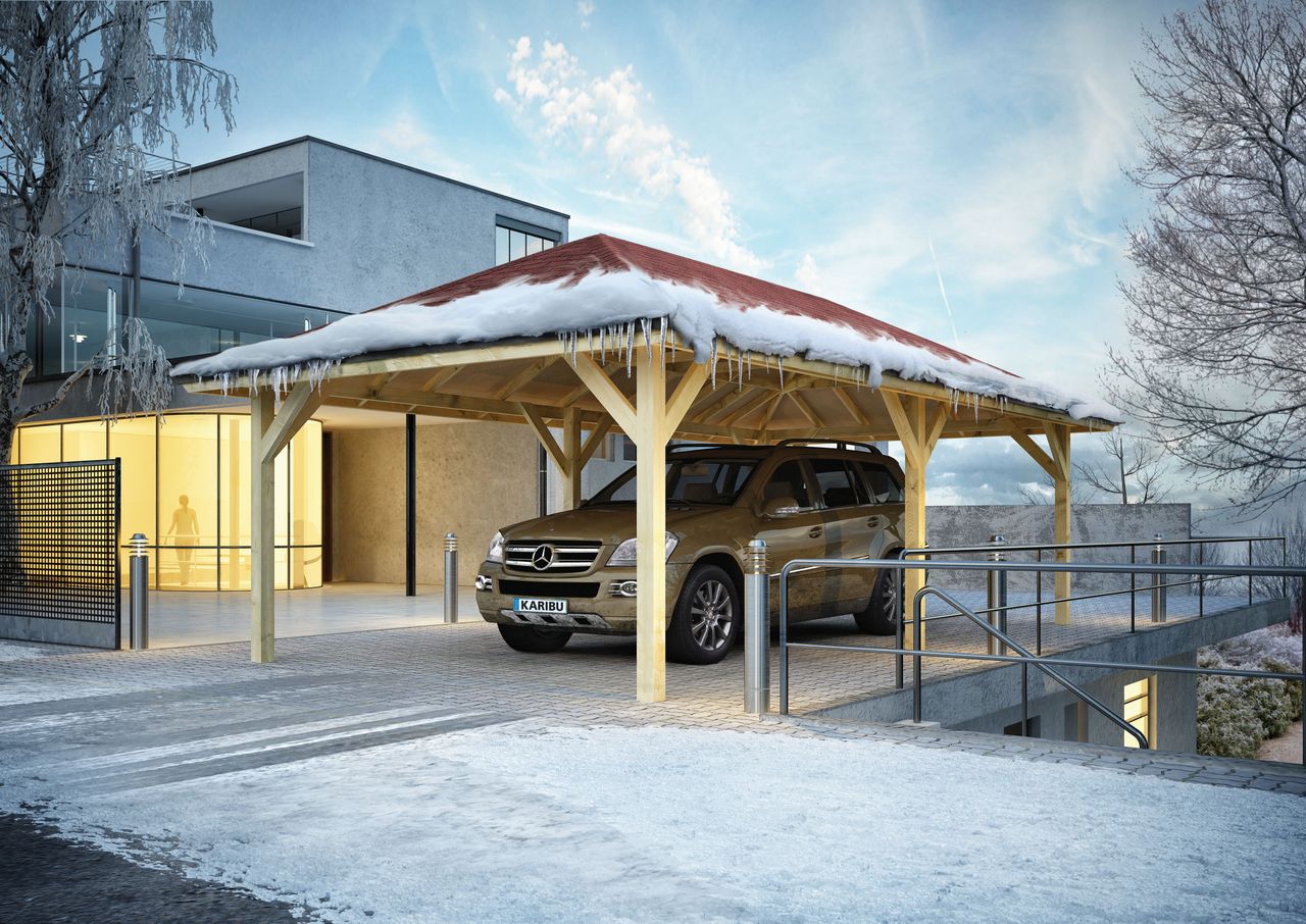 Karibu Pavillon Carport 
