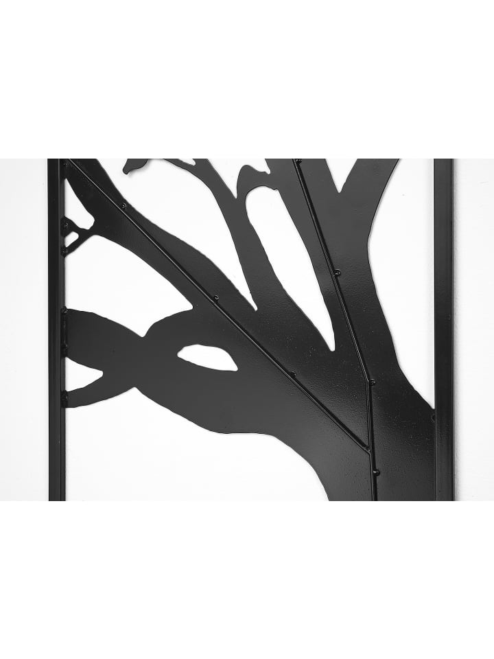 kobolo Metallbild TREE3PARTS in Schwarz günstig kaufen onesize