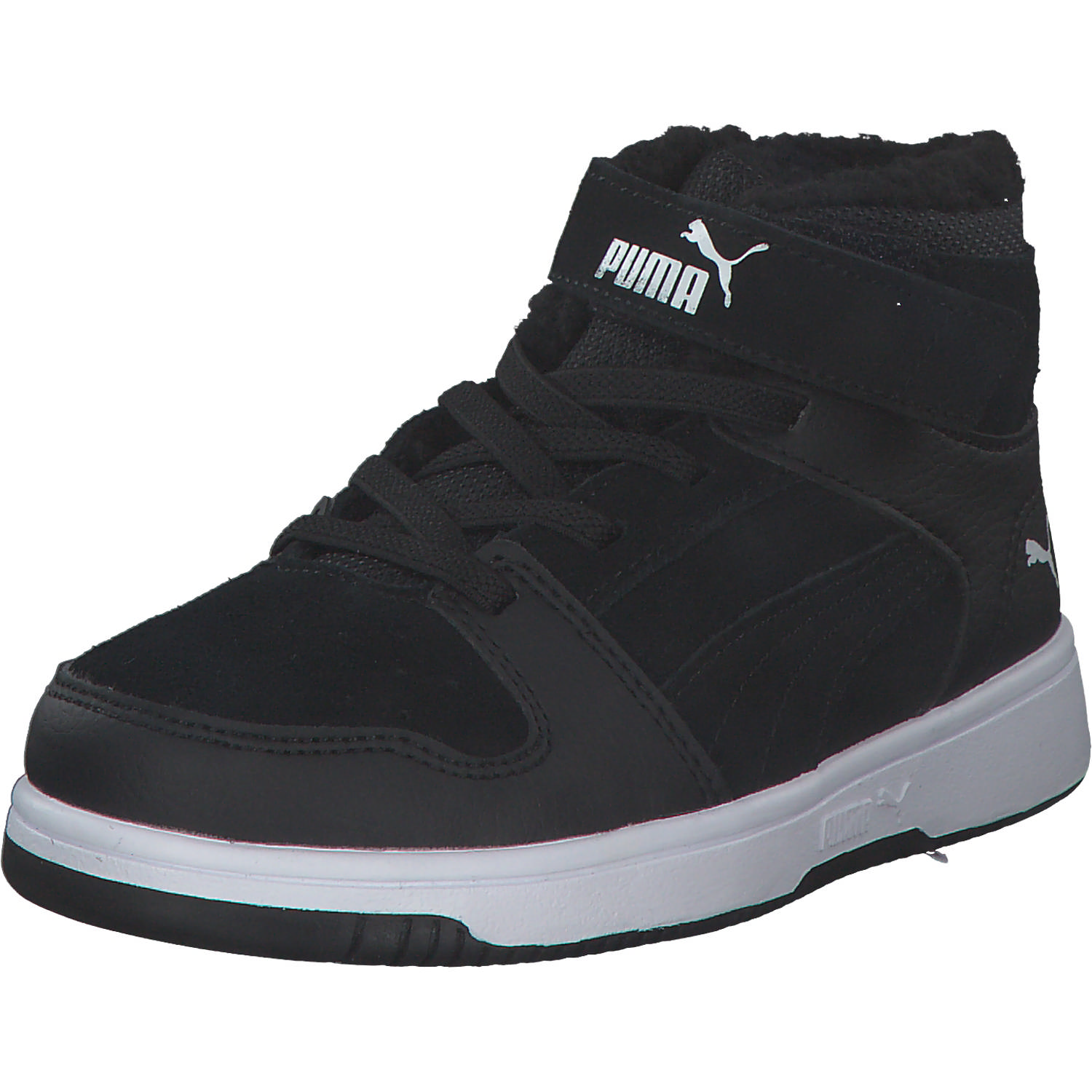 Puma Rebound Layup Fur SD V 370498, Sneakers High, Kinder, Schwarz