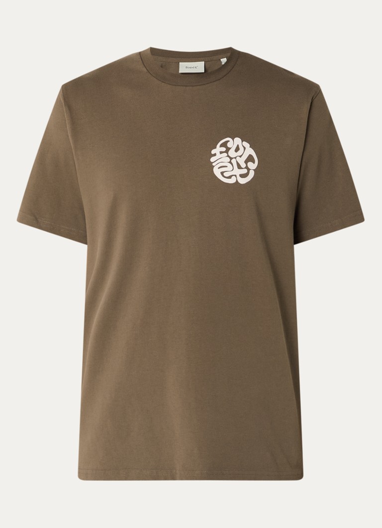 Tricou Loop Forest din bumbac organic cu logo