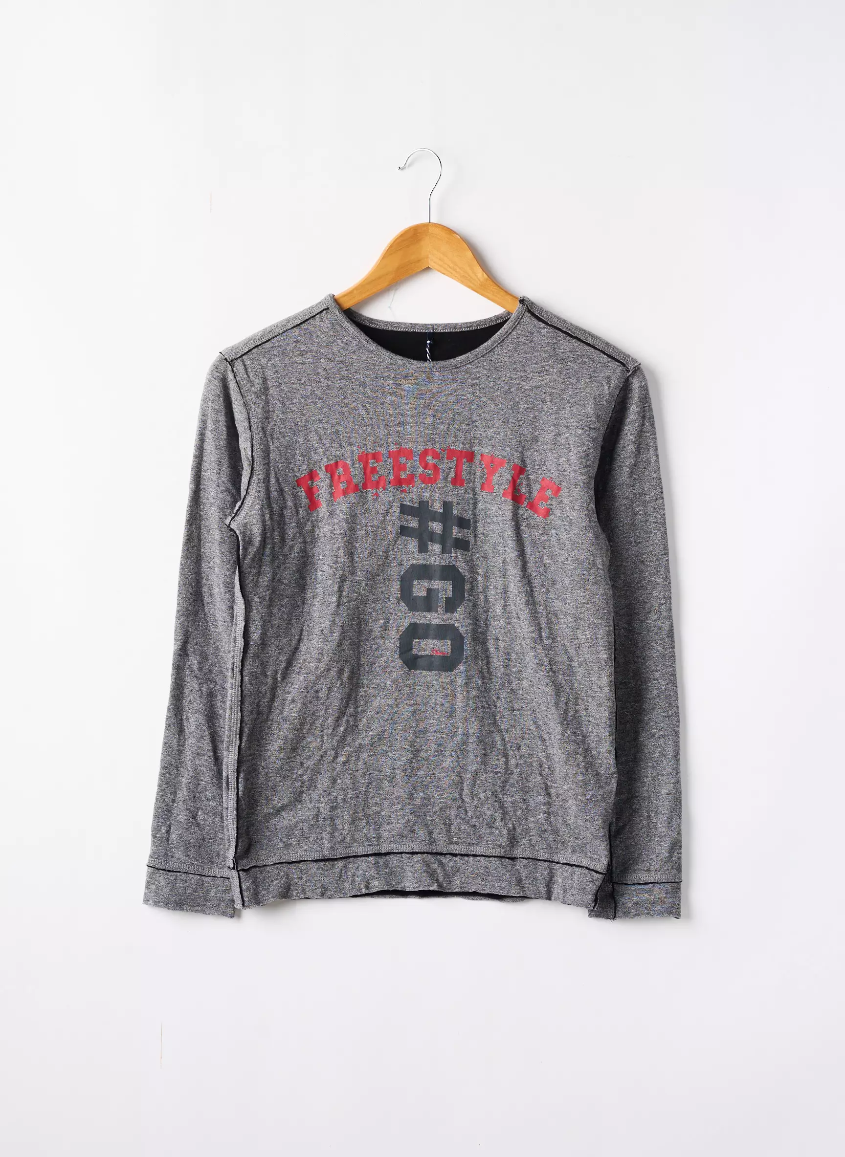 3 Pommes Sweats Garcon couleur gris