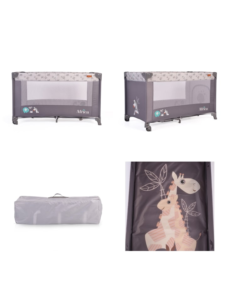 Cangaroo Reisebett Africa in grau günstig kaufen 60x120 cm