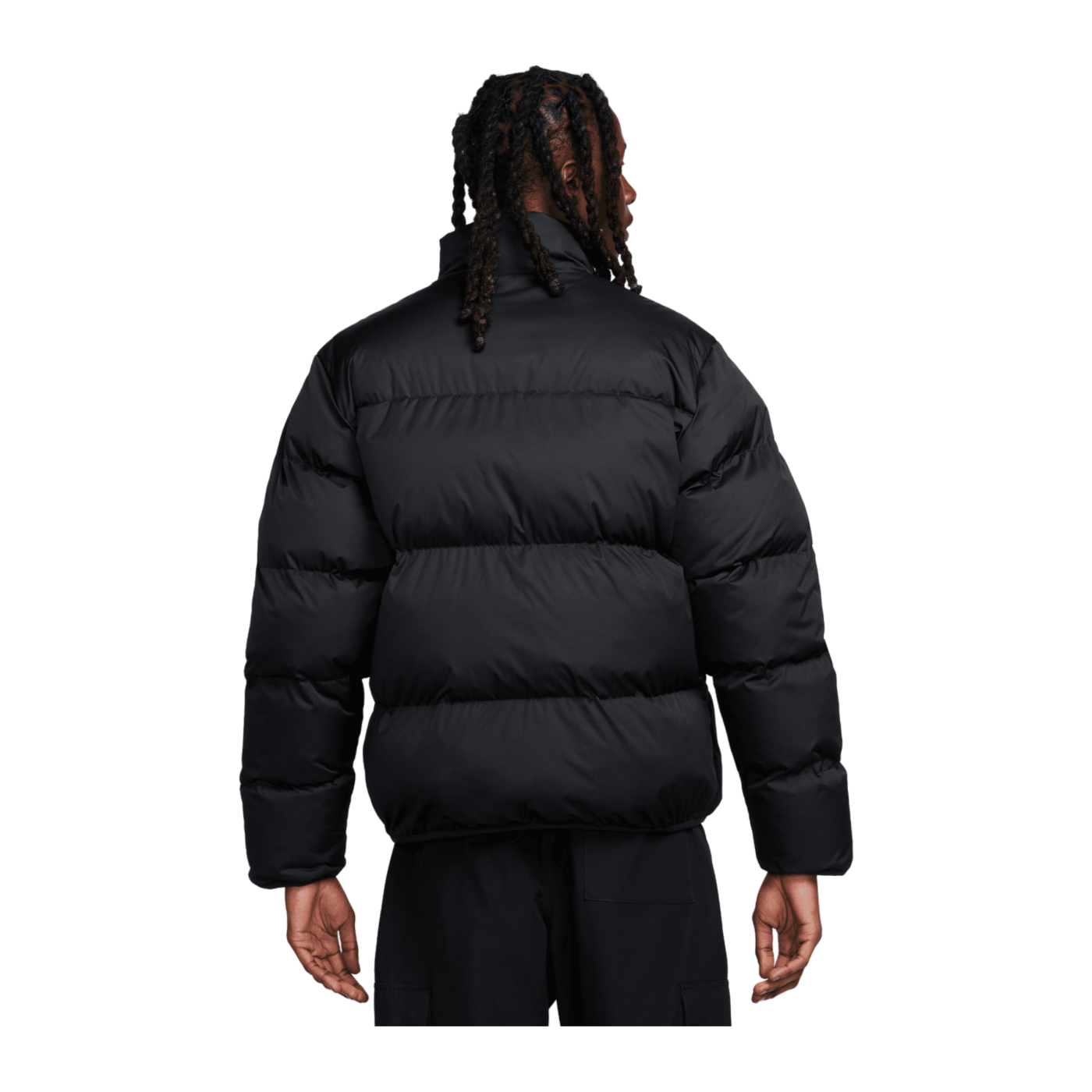 Nike Club Puffer Jacke Schwarz Weiss F010