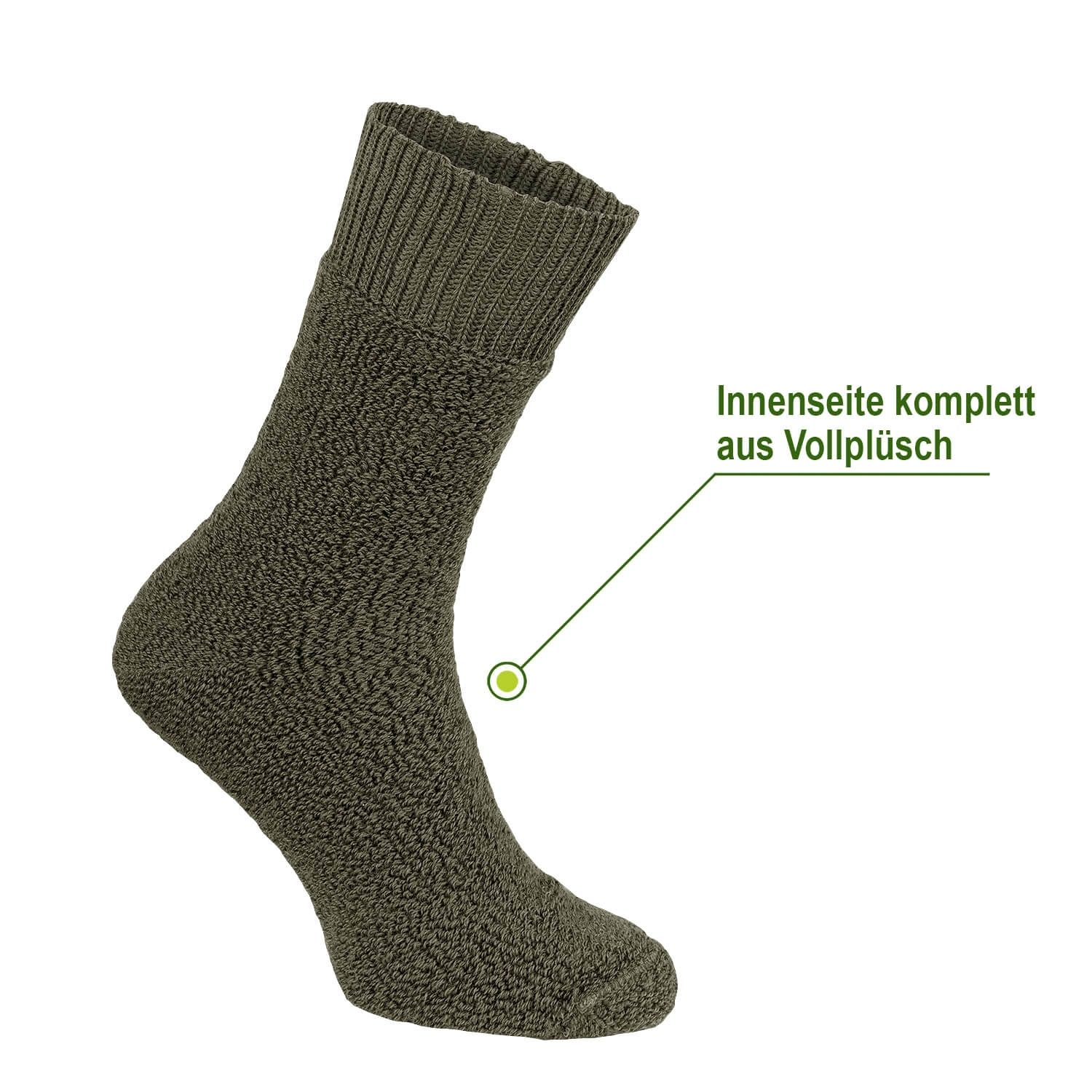 Vollplüsch Thermo Socken Immerwarm