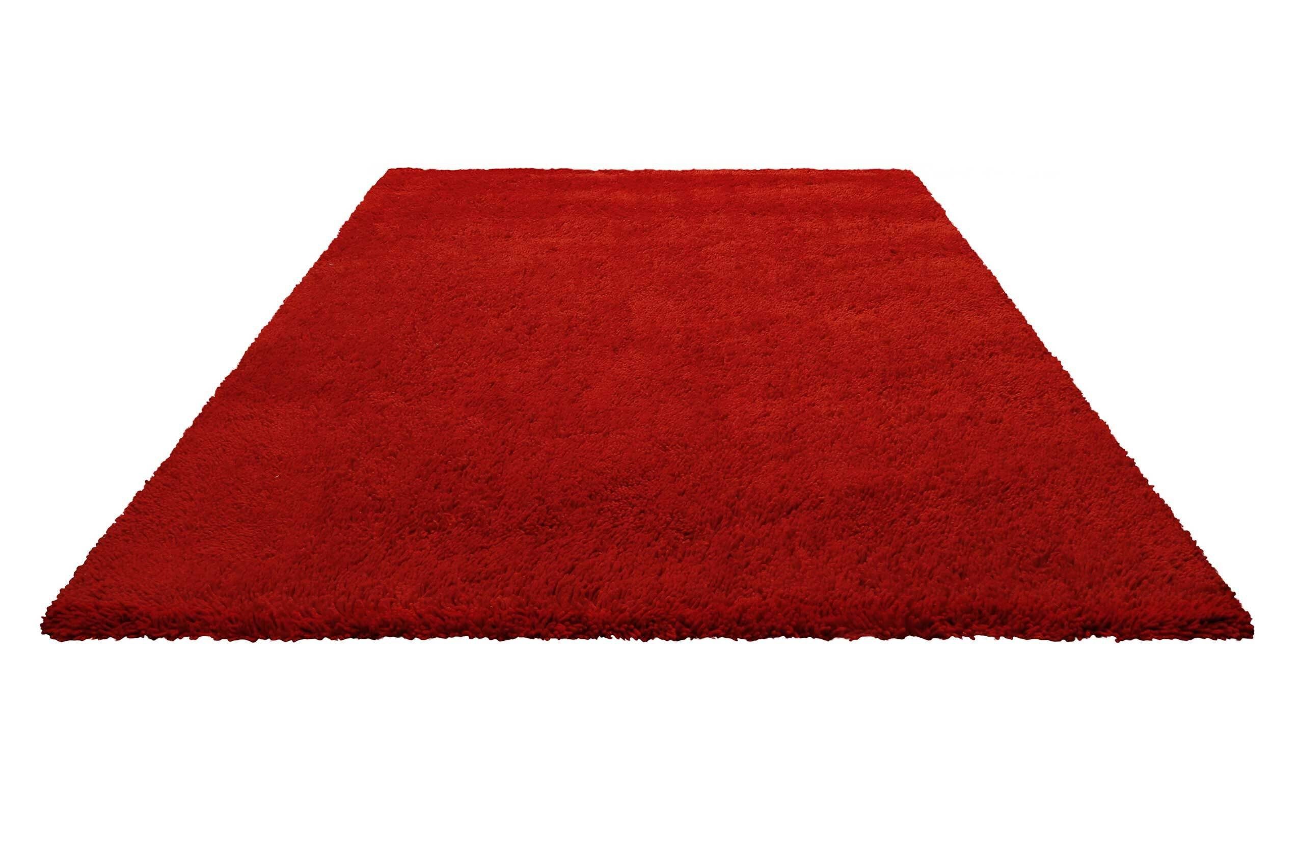 Hochflor-Teppich Rossi, Homie Living, rechteckig, Höhe: 50 mm, Wollteppich, kuschelig weich, Wohnzimmer, Schlafzimmer, Kinderzimmer