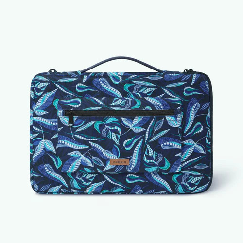 Fontainebleau 15/16 inch blue laptop sleeve
