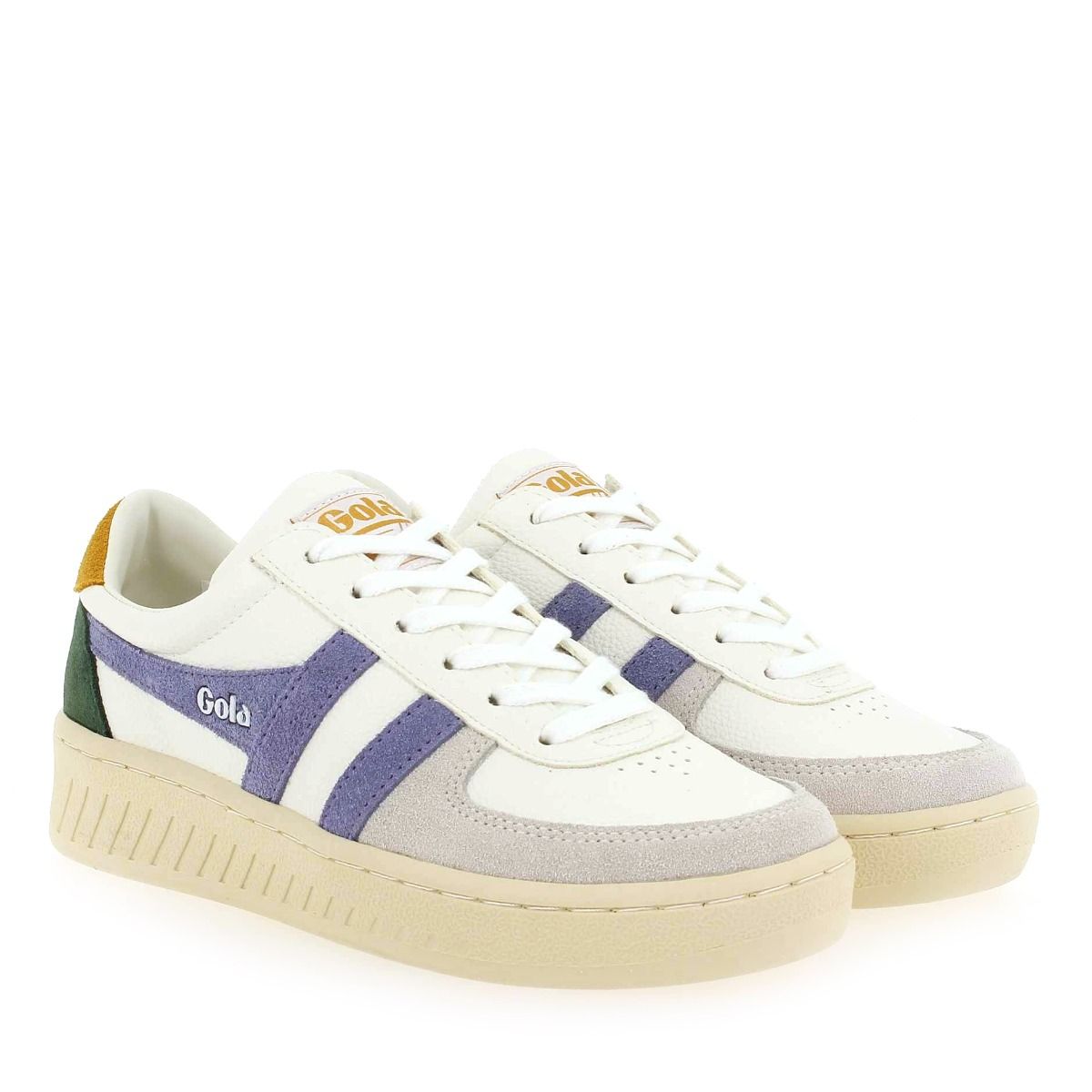 Gola  GRANDSLAM TRIDENT CLA415 - Blanc Lavande