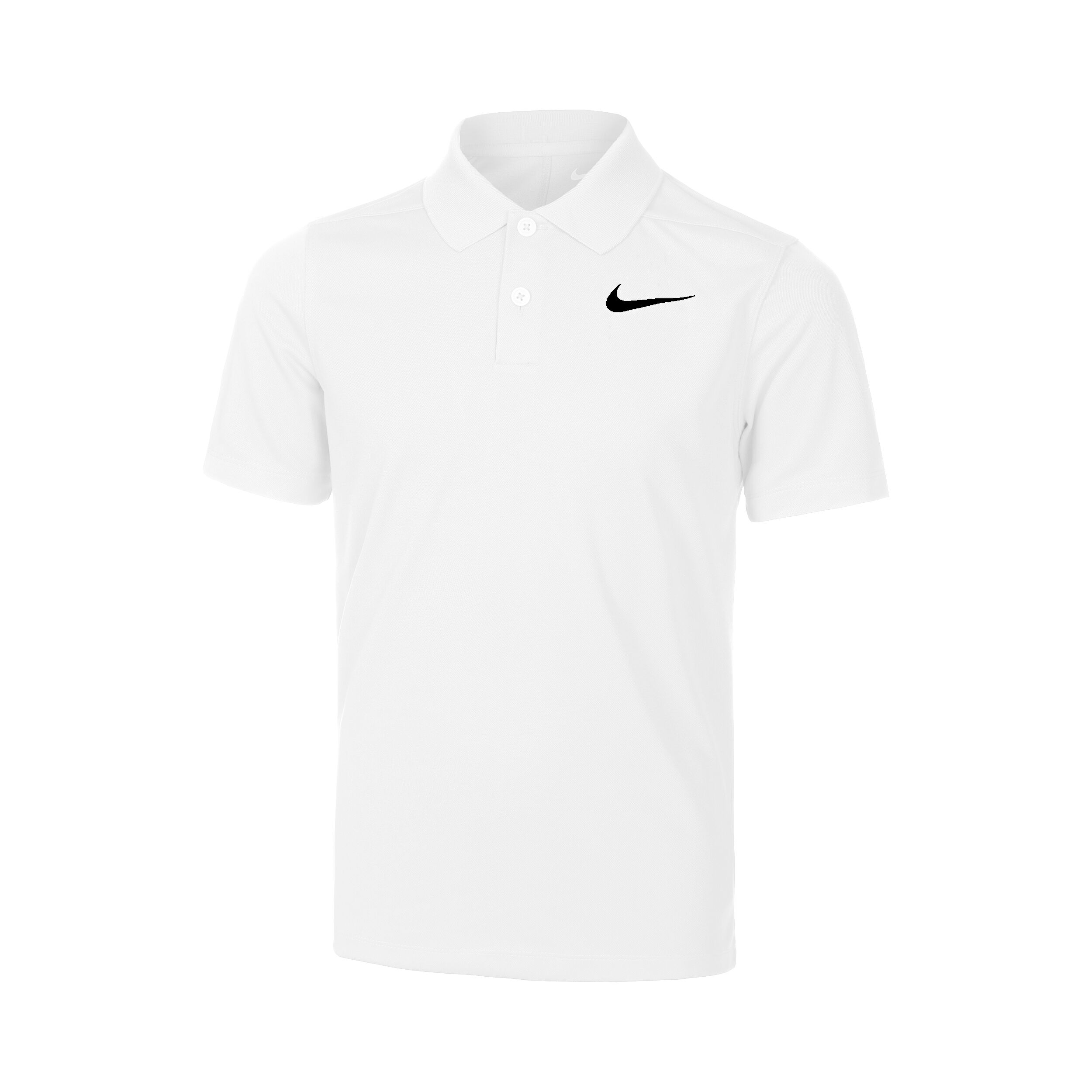 Dri-Fit Victory Polo Jungen - Weiß, Schwarz