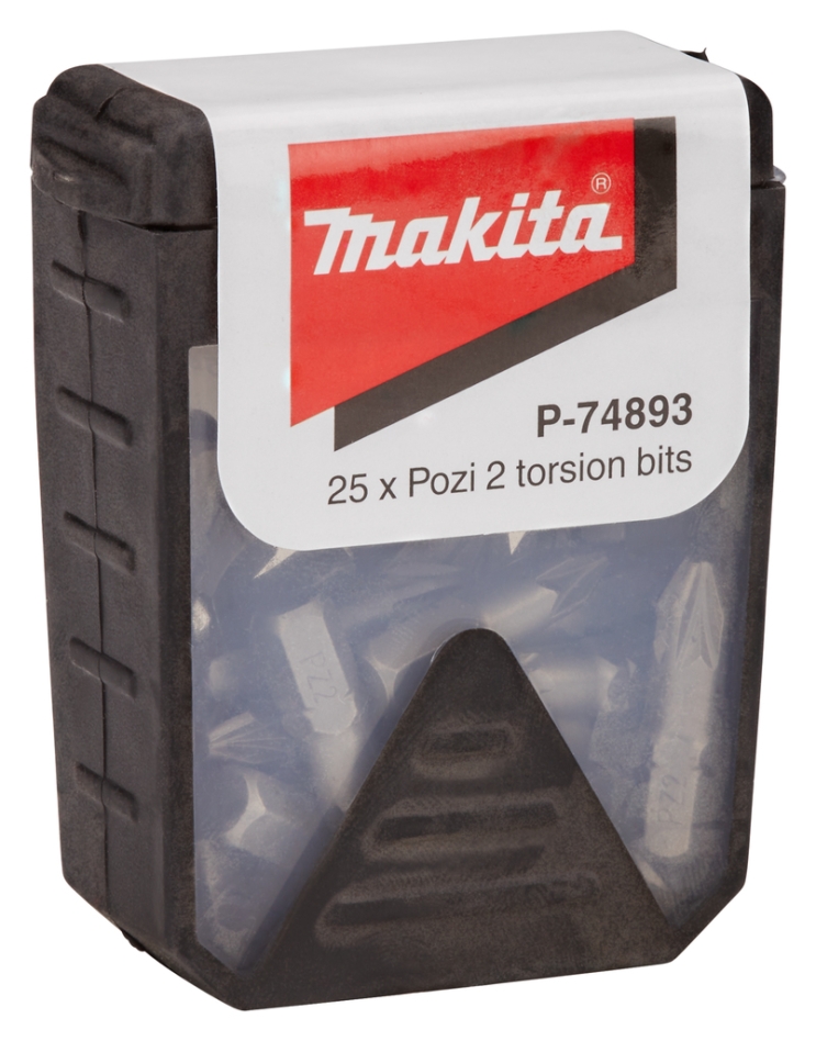 Accessoires Makita P-74893 Embouts de vissage PZ2x25mm (lot de 25)
