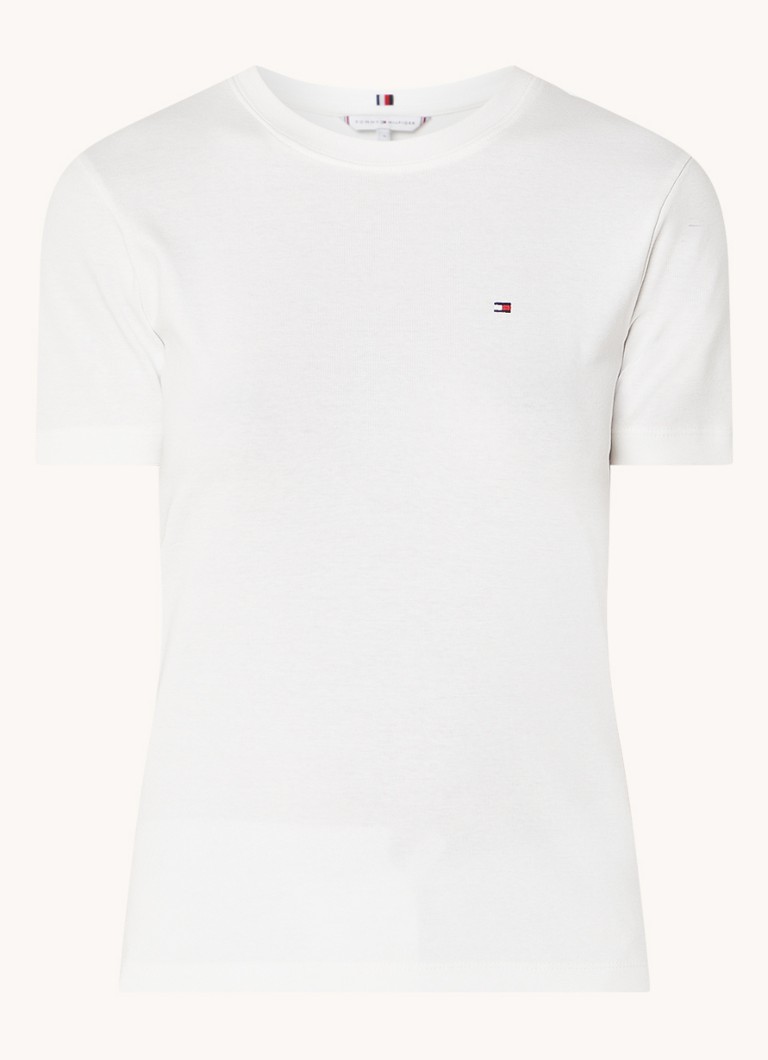 Tricou Tommy Hilfiger Cody cu logo brodat