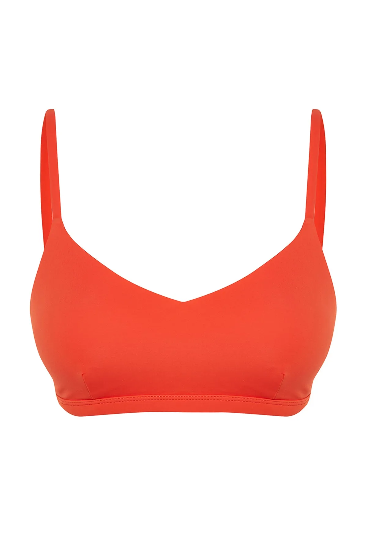 Trendyol Collection  Bustier-Bikinioberteil mit Granatapfelblüten TBESS21BU0104