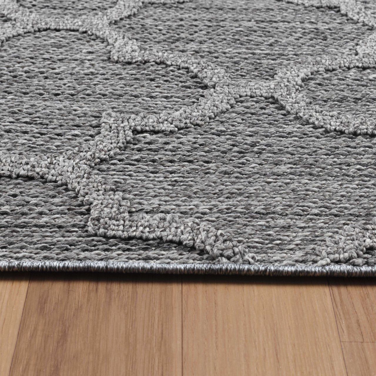 Ayyildiz Teppich, PATARA 4951, GREY, 80 x 250 cm