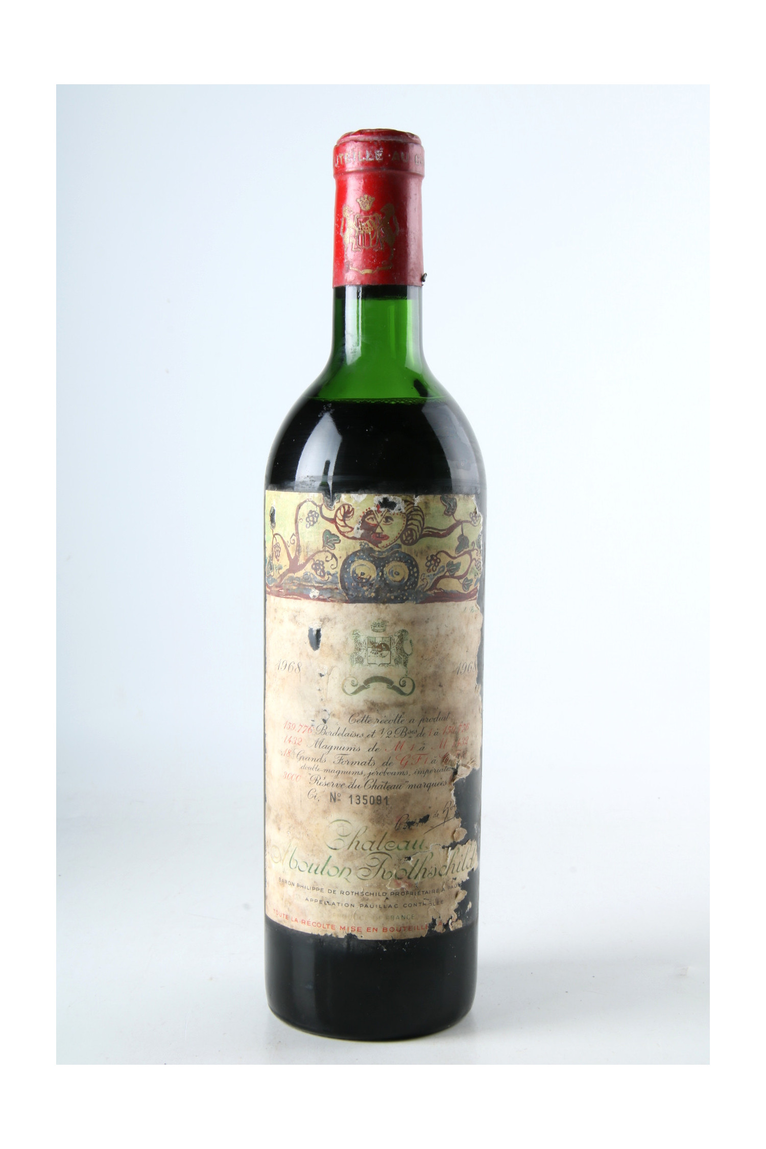 Château Mouton Rothschild 1968, Pauillac