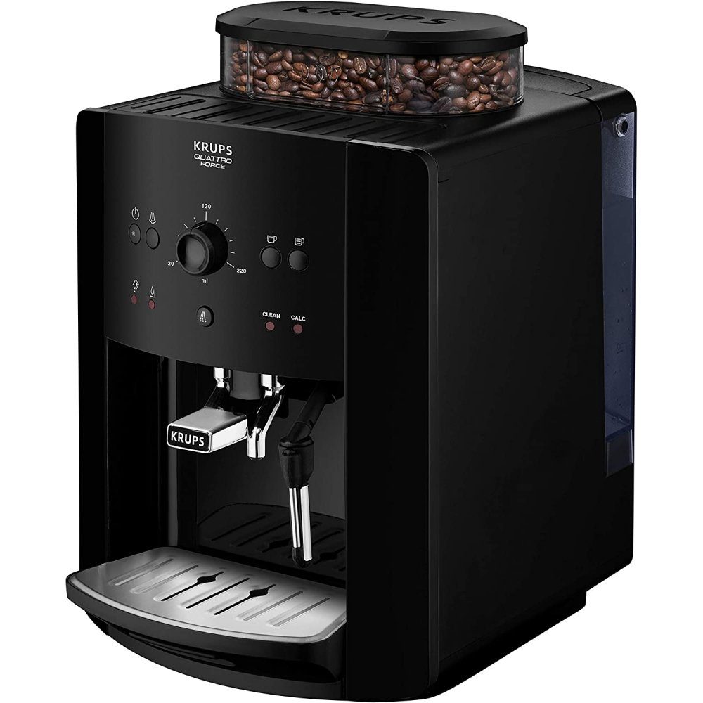 Krups Kaffeevollautomat EA 8110 Arabica Quattro Force - Kaffee-Vollautomat - schwarz