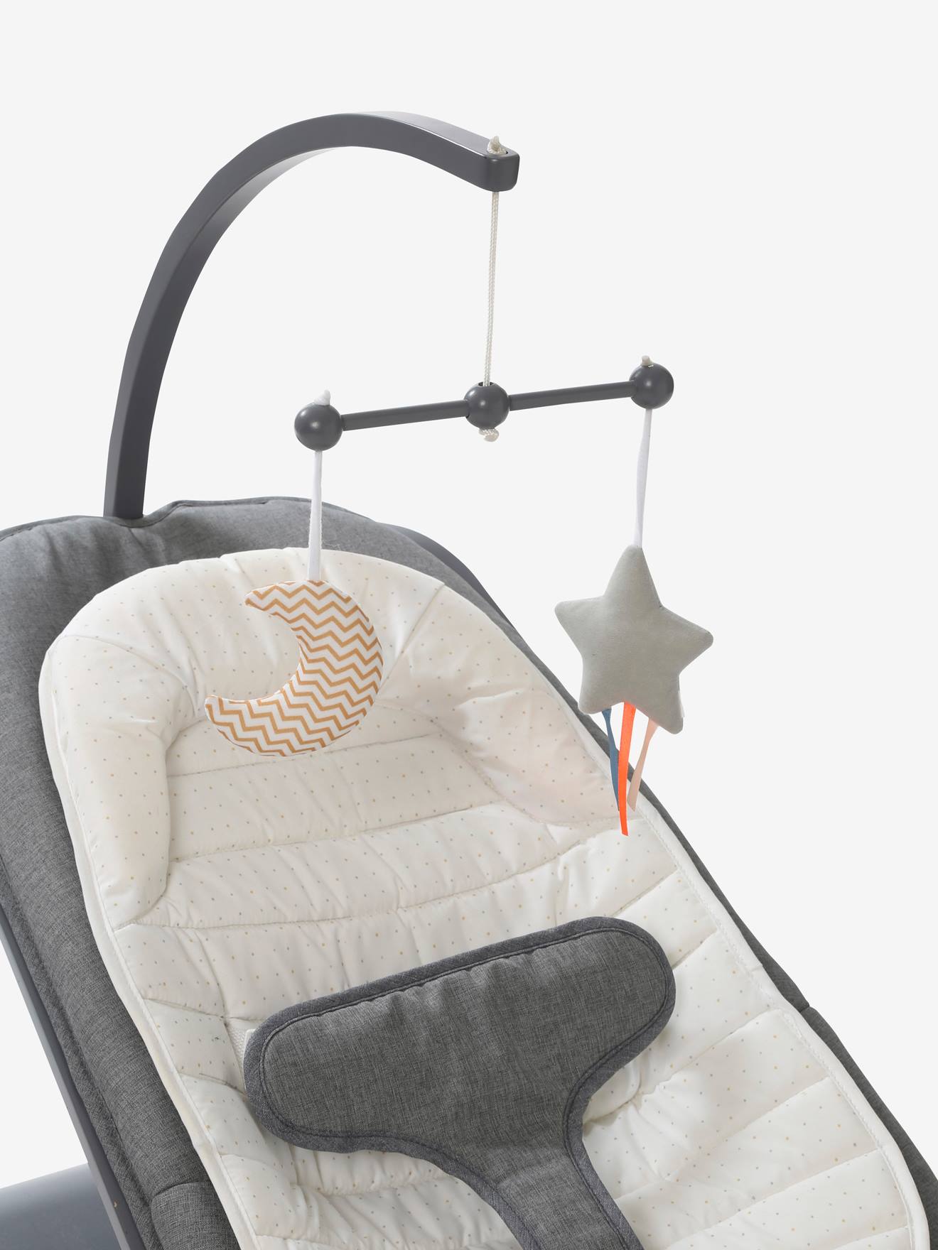 Transat bois vertbaudet Babyrythm gris
