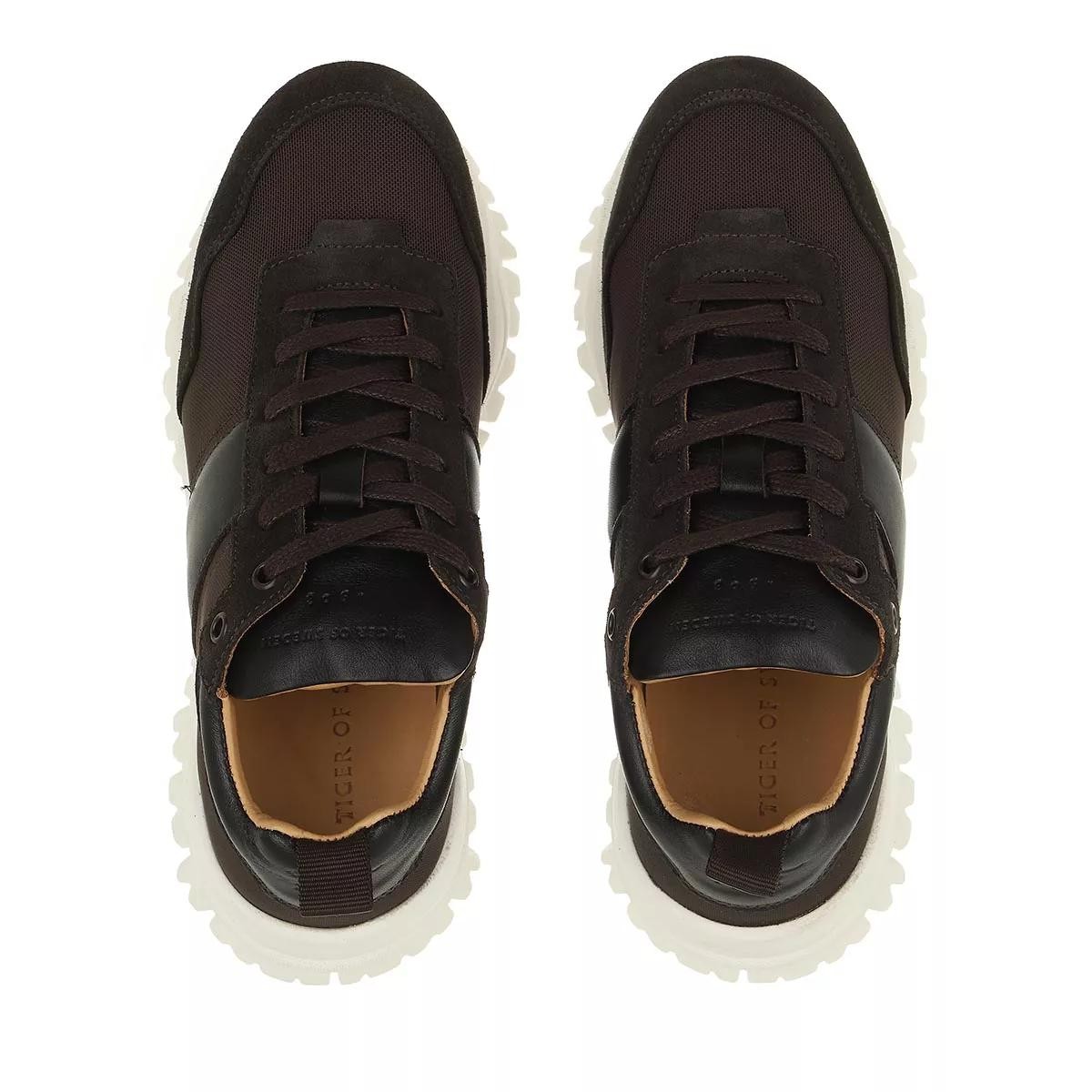 TIGER OF SWEDEN Freizeit Schnürer braun Low-Top Sneaker