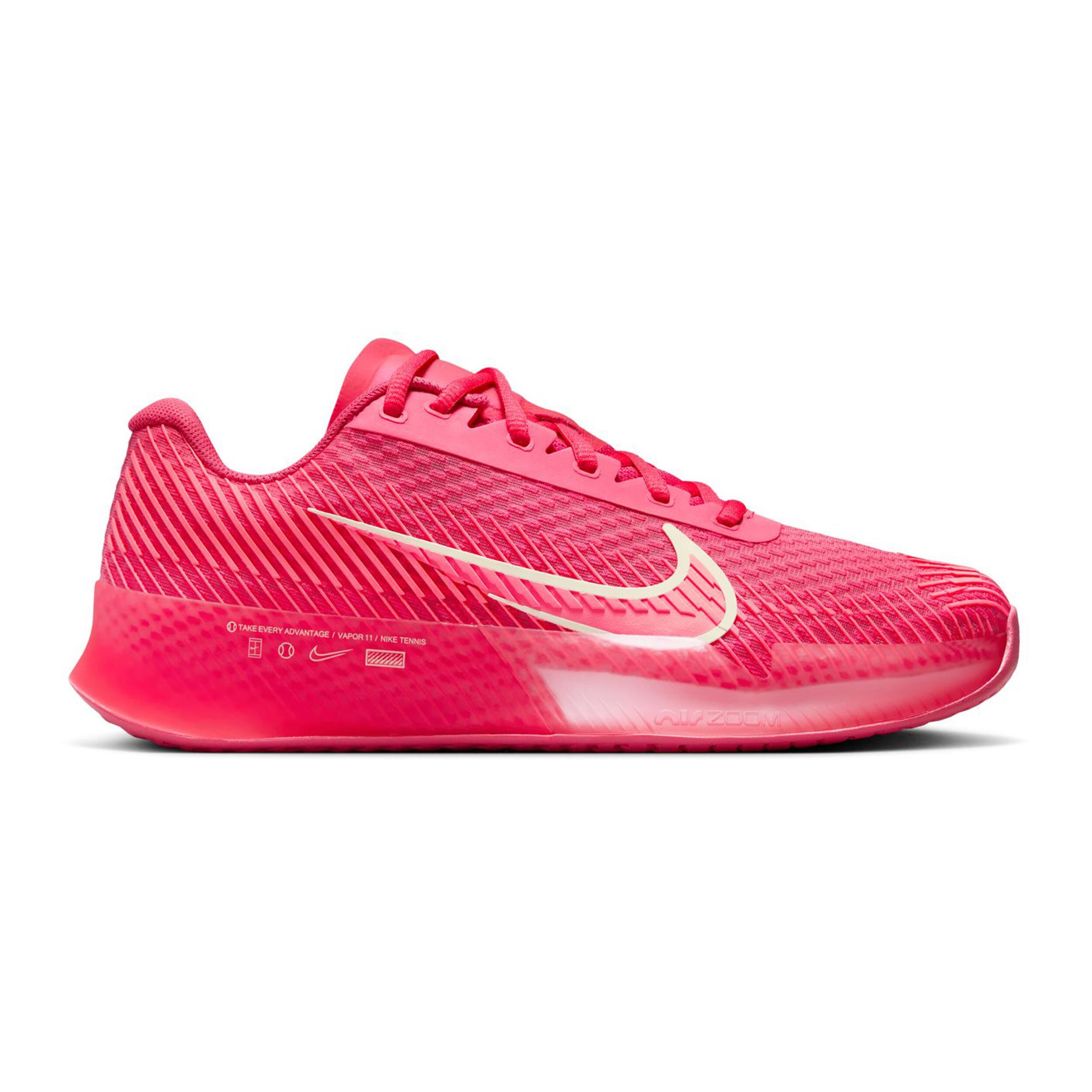 Court Air Zoom Vapor 11 Allcourtschuh Damen - Pink, Weiß
