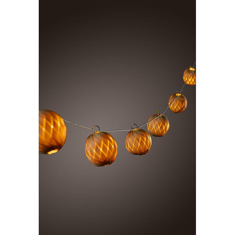 Home Lyslenke 10 LED, bambus-baller